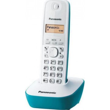 Panasonic KX-TG1611 Ασύρματο Τηλέφωνο Λευκό/Μπλέ